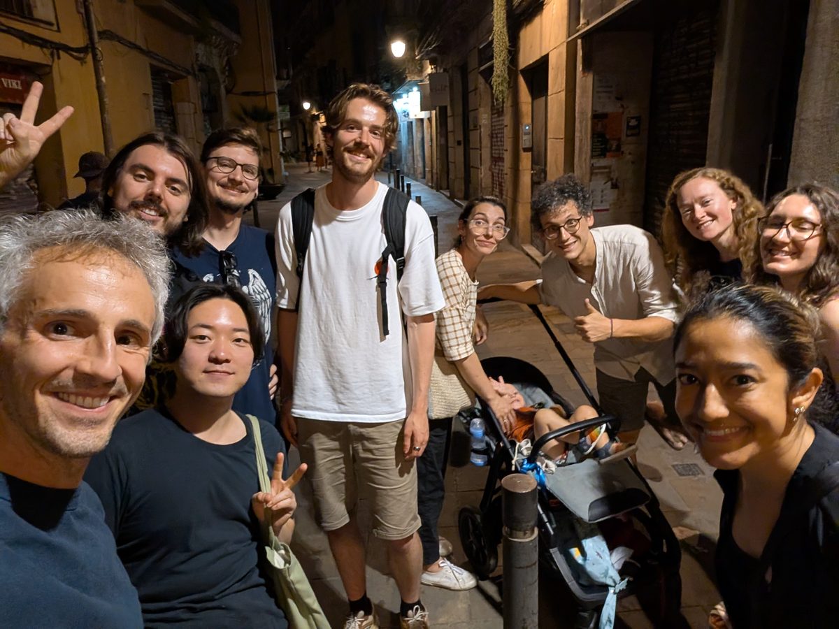 Group photo in Barcelona