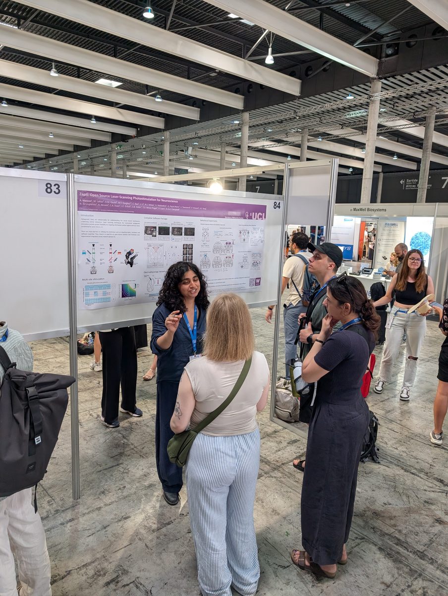 Presenting the Zapit poster at FENS 2026
